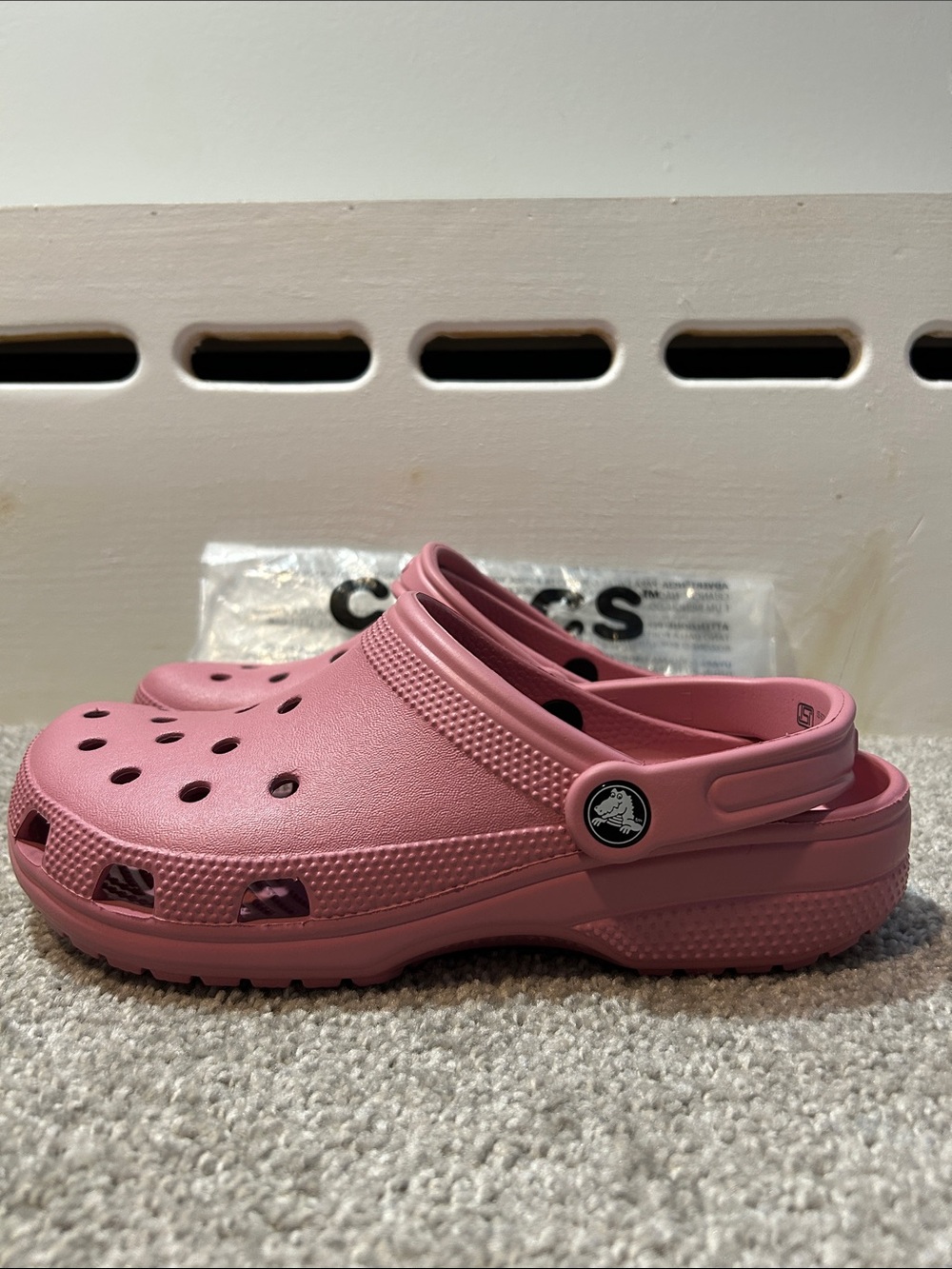 Women’s Crocs Classic Clog in Pink Lemonade - Picture 3 of 8